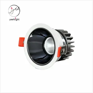 Preço de fábrica Superfície Montada Redonda Anti Glare Inner Wall Washer Recesso Downlight Hotel Spot Light