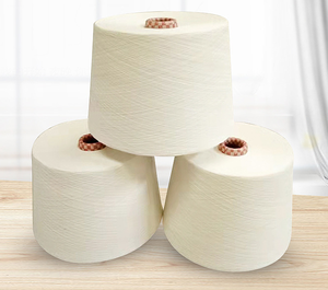 Sợi <span class=keywords><strong>Polyester</strong></span> 100% cho quần áo 80/20 30S sợi <span class=keywords><strong>polyester</strong></span> và sợi bông pha trộn sợi nhuộm vòng quay - Product Image 3