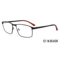 2025 prix usine hommes montures optiques classique métal clair lentille lunettes avec style coloré en gros pas cher montures de verre pour les yeux