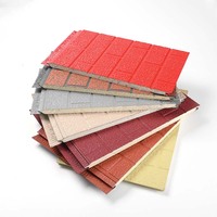 Panneau sandwich isolé en EPS pour décoration murale extérieure en aluminium sculpté PU de 16/20/25 mm pour maison préfabriquée hôtel