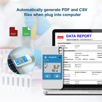 Registrador de Datos de Temperatura y Humedad USB Reutilizable Sigmawit, Seguimiento de Cadena de Frío sin Software para Productos Farmacéuticos y Alimentos