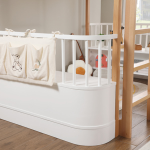 Casa de Juegos Ecológica de Madera Natural con Piso Bajo para Niños, Muebles para Habitación Infantil, Cama Litera de Madera para Niños - Product Image 2
