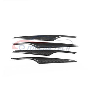 Para <span class=keywords><strong>BMW</strong></span> 2018-2020 <span class=keywords><strong>X3</strong></span> <span class=keywords><strong>G01</strong></span> X4 G02 LHD, pegatina embellecedora para interiores de coche de fibra de carbono, cubierta embellecedora para manija de panel de puerta - Product Image 3