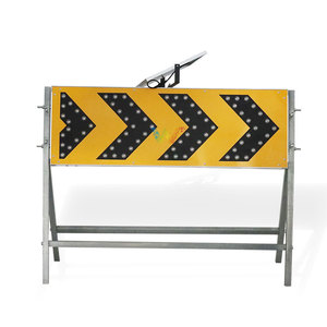 مخصص عاكس LED شيفرون مع قوس لافتة طريق الشمسية لوح أسهم لوحة علامات المرور - Product Image 5