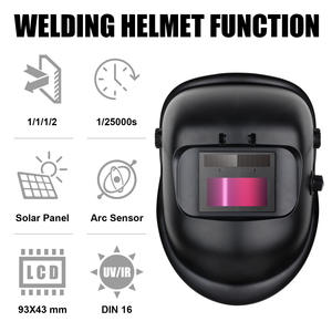 Casque de soudage MZ 01 à vision complète, à obscurcissement automatique solaire, protection contre la lumière d'arc et le bouclier thermique radiant, OEM Shenzhen - Product Image 5