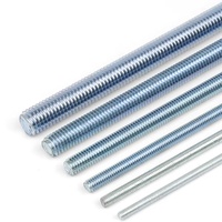 OEM ODM Cuatom Zinc Plated Threaded Rod Grade 8.8 DIN975 din976 All Thread Rod Carbon Steel M5-M48 Electro Galvanized Stud Bar