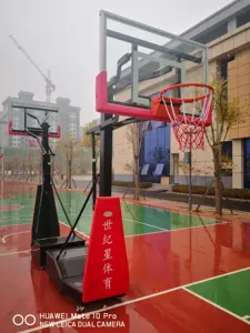 Hareketli basketbol standı yüksekliği ayarlanabilir basketbol potası sistemi basketbol gol çocuklar için