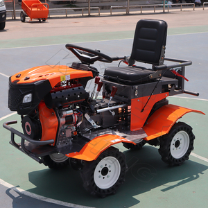 Mini Trattore da 15 CV 4WD con Conducente a Bordo Coltivatori Agricoli Fresa Rotativa a <span class=keywords><strong>Diesel</strong></span> Piccolo Microtrattore Attrezzi per Uso Agricolo e Coltivazione - Product Image 1