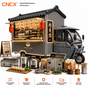 Food Truck Professionnel pour Cuisine de Rue Chinoise Authentique, Cuiseurs Vapeur en Acier Inoxydable, Montage Facile - Lancez Votre Activité Mobile - Product Image 1