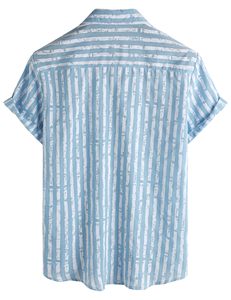 Camisa de Playa con Estampado Personalizado, Nuevo Estilo Unisex, Camisa Hawaiana Aloha, Ligera, Transpirable, Top de Verano, Venta al Por Mayor - Product Image 2