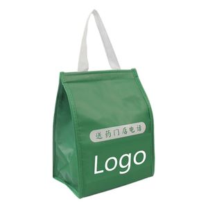 New Design Velcro Style Insulation Bag Eco Friendly PP Non Woven Insulated Aluminum Foil Food Cooler Take Away Bag - Product Image 3