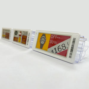 Étiquettes de rayon électroniques (Elabels) de 2,9 pouces, 4 couleurs, encre électronique E Ink, Epaper, BLE 5.0, étiquette de prix numérique, autonomie de la batterie de 5 à 7 ans, étanche IP65 - Product Image 1