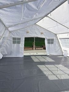 Tente de camping en PVC de haute qualité pour 10 à 20 personnes, imperméable, avec structure en acier, grandes fenêtres, fabrication en usine - Product Image 3