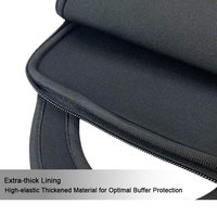 Housse pour ordinateur portable de taille 10, 11, 13, 14, 15 pouces, légère, en néoprène, fine, avec fermeture éclair, étui de protection pour tablette de voyage