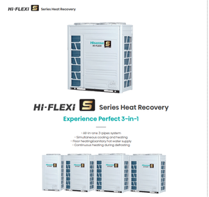 Hisense Hi Smart HLC Série VRF pour toiture R-410A, adaptée aux hautes altitudes, retour d'huile rapide, performance stable en zone plateau - Product Image 4