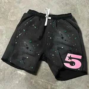 Wholesale Products Fashion Spring Summer Men'S Shorts Colorful Color Puff Printing Shorts Manufacturer Shorts For Men