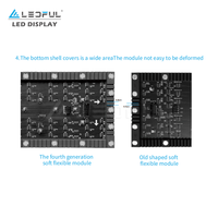 Pantalla LED Flexible para Publicidad, Video Wall LED Curvo P1.25 P1.5 P1.8 P2 P2.5 P3 P4, Pantalla LED Flexible
