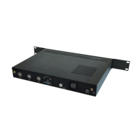 2025 Inter Smart U608/U608F 1U Server Mini PC pour pare-feu avec Intel 6th/7th Gen, 8 * Ports LAN 2 * Fiber LAN