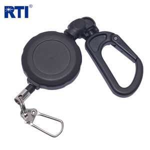 Joran Pancing Teleskopik Logam Anti Maling Kawat Carabiner Retractor Putar - Product Image 1