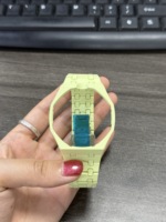Farbenfroher ABS-Mode-Uhrenarmband + Biokeramik-Gehäuse mit Edelstahlschnalle für AP Royal Pop S-Uhr Armband für Herren und Damen