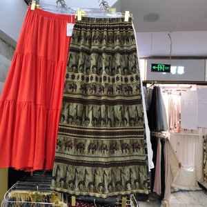 กระโปรงทรงเอวสูงพิมพ์ลาย<span class=keywords><strong>สไตล์</strong></span><span class=keywords><strong>ยุโรป</strong></span>แบบลำลองใส่สบายยืดหยุ่นได้ รุ่นใหม่ประจำฤดูร้อนปี 2025 เหมาะกับทุกโอกาส <span class=keywords><strong>สไตล์</strong></span>เรโทรโบราณลายเหรียญโบราณสำหรับผู้หญิง - Product Image 1