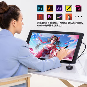 <span class=keywords><strong>Huion</strong></span>-tableta gráfica <span class=keywords><strong>Kamvas</strong></span> 22 Plus, monitor de dibujo con pantalla de 21,5 pulgadas, 140% sRGB, 1200:1 - Product Image 5