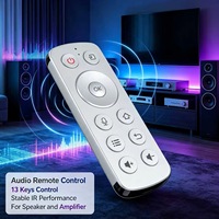 Control Remoto Universal Inalámbrico IR de 13 Teclas JCXK, Plástico ABS, OEM, ODM, Suministro de Fábrica Personalizado