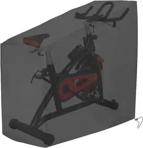 Upright Indoor Cycling Protective Cover Dustproof Waterproof Cover Ideal For Indoor Or Outdoor Use Exercise Bike Cover