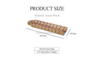 Woodsun Baguette Schneidebrett aus Holz Brotschneidebrett mit Skala - Product Image 6