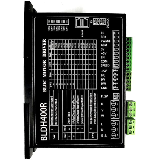 ICAN 5.5A 400W Brushless DC Motor Driver with Hall Sensor 3-Phase PWM BLDC Motor Driver PCB 310V CE/ISO9001 Certified IP20