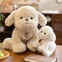 Adorable jouet en peluche chiot, chien câlin, jouets pour enfants, logo personnalisé accepté, échantillon gratuit, jouet en peluche pas cher