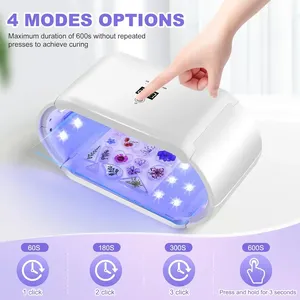 Lámpara de Resina UV Portátil y Plegable de 48W con Irradiación de Doble Cara |   Lámpara de Curado Rápido de Gran Tamaño con Tiempo Ajustable para Arte en Resina - Product Image 3