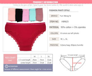 Groothandel Goedkope Prijs Dames Solide Comfortabele Katoenen Slipje Jong Meisje Vrouwen Ondergoed Sexy Dame Slipje - Product Image 6