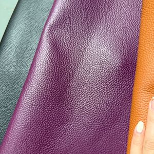 Cuir de vachette véritable grain litchi <span class=keywords><strong>TOGO</strong></span> en gros pour bagages, sacs à main et chaussures – Résistant aux rayures, imperméable et élastique - Product Image 5