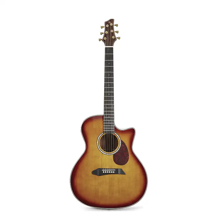 2021 הפופולרי ביותר manhogany צוואר עץ גיטרה באיכות גבוהה אקוסטית גיטרות למכירה