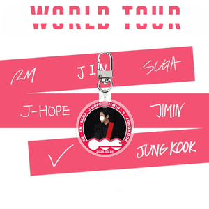 Llaveros Acrílicos de Kpop <span class=keywords><strong>BTS</strong></span>, Jungkook, Jimin, V, Jin, RM, Suga, J-Hope, Llaveros con Temática del Álbum World Tour, Regalo para Fans, Venta al Por Mayor - Product Image 4