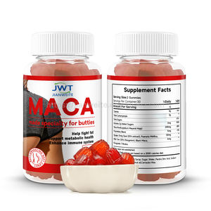 Venta caliente Suministro de fábrica MACA Gummies Mujeres Aumento de glúteos Reafirmante Curva de glúteos Regula el sistema endocrino - Product Image 2