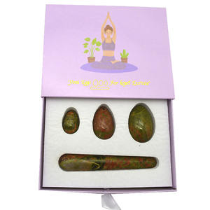 Yoni-Juego de gemas naturales para hacer ejercicio, huevo, Kegel, varita Yoni, huevos de cristal, músculos del suelo pélvico, aumenta la recuperación posparto - Product Image 4