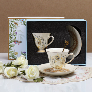 European Style Pastoral Ceramic Coffee <b>Set</b> with Pot Gift Afternoon <b>Tea</b> <b>Set</b> - Product Image 4