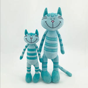 Peluche Natalizio a Forma di Gatto Cartoon Ricamato, Super Morbido con Imbottitura in Cotone PP, Altezza 31-50cm, Decorazione Domestica Carina - Product Image 6