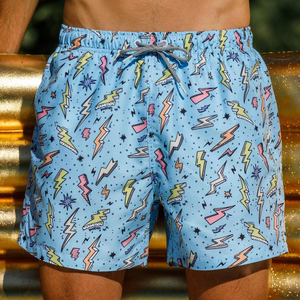 Pantaloncini da uomo alla moda stampa Tie tye costume da bagno pantaloncini da uomo produttore di pantaloncini da mare con LOGO personalizzato pantaloncini da Surf da uomo - Product Image 1