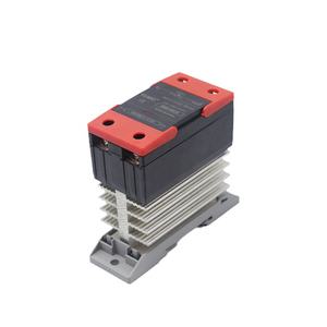 SSR-40DA relais monophasé à semi-conducteurs avec radiateur rail de guidage intégré DC control AC - Product Image 1