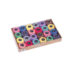 ผ้าฝ้าย100% หวีเย็บชุบและแก๊สหรือด้ายเย็บปักถักร้อยไข่มุกฝ้าย - Product Image 1