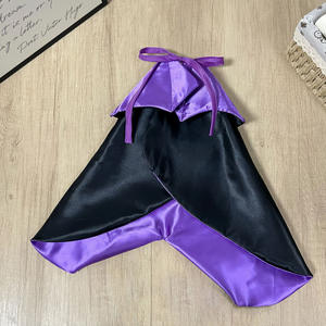 面白い ハロウィン 猫の服 ペット 犬 吸血鬼 男爵 変身コスチューム 冬用マント付き 写真撮影用 - Product Image 6