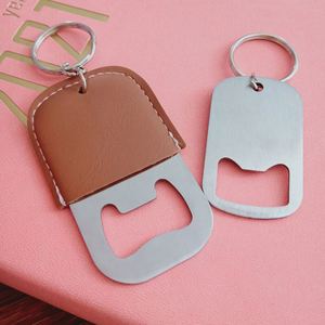ที่เปิดขวดโลหะพวงกุญแจสแตนเลสที่เปิดขวดเบียร์ออกแบบโลโก้ได้ตามต้องการ - Product Image 2