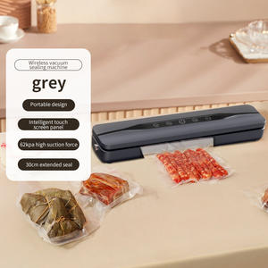 New USB Rechargeable Wireless Portable <b>Large</b> Suction Smart Touch Screen Household Automatic Kitchen Food <b>Plastic</b> Sealing Machine - Product Image 6