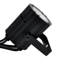 Mini projecteur PAR DMX 50W COB en aluminium moulé, blanc froid, blanc chaud, RGBW