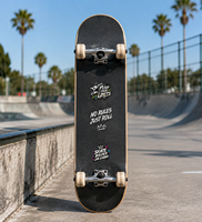 Pack d'autocollants personnalisés en vinyle pour skateboard, résistants à l'eau et aux UV, avec carte de remerciement, enveloppe et ensemble d'emballage promotionnel
