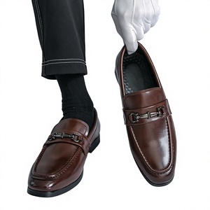 Men's PU Slip on Loafers Round Toe Formal <b>Dress</b> Shoes Breathable Waterproof Lightweight for Office Party - Product Image 2