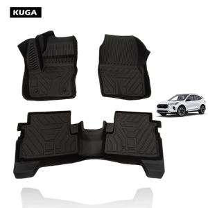 <span class=keywords><strong>Tappetini</strong></span> Auto Eco Riciclabili di Ultima Generazione in Materiale TPE 3D Impermeabile, Accessori Interni per Auto, Tappeto per Pavimento per <span class=keywords><strong>FORD</strong></span> <span class=keywords><strong>KUGA</strong></span> - Product Image 1